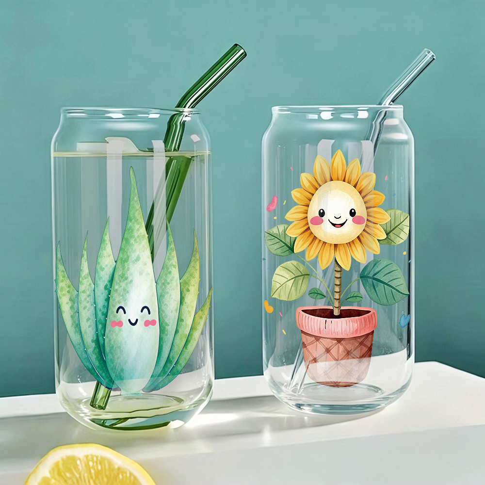 8pcs Aloe Vera Sunflower UV DT - Aloe Vera Pot 리뷰 및 가격
