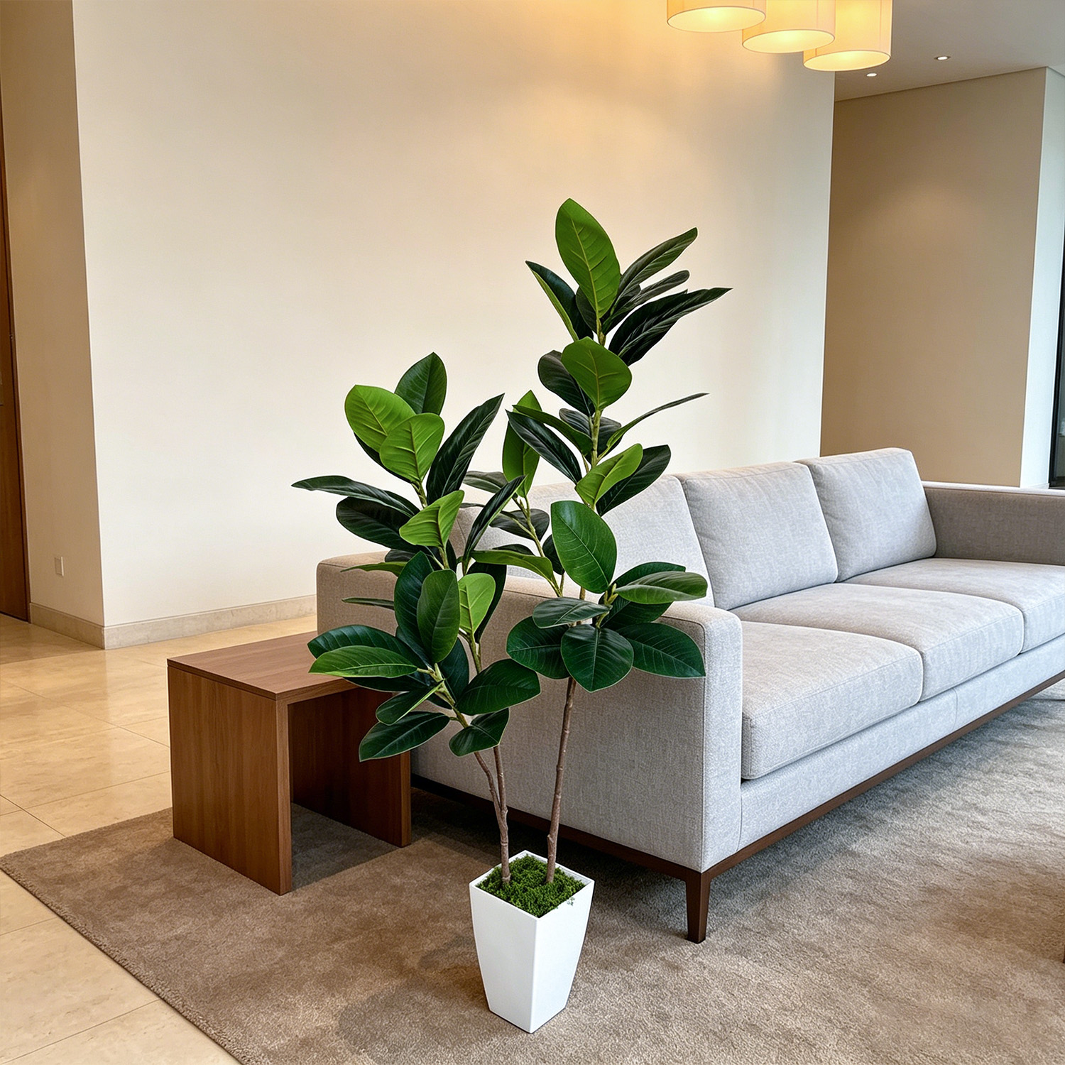 130cm/4.3ft Artificial Ficus L - Ficus Lyrata Tree 리뷰 및 가격