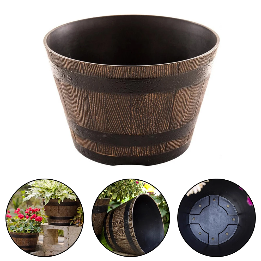 Rustic Whiskey Bucket Resin Po - Aloe Vera Pot 리뷰 및 가격
