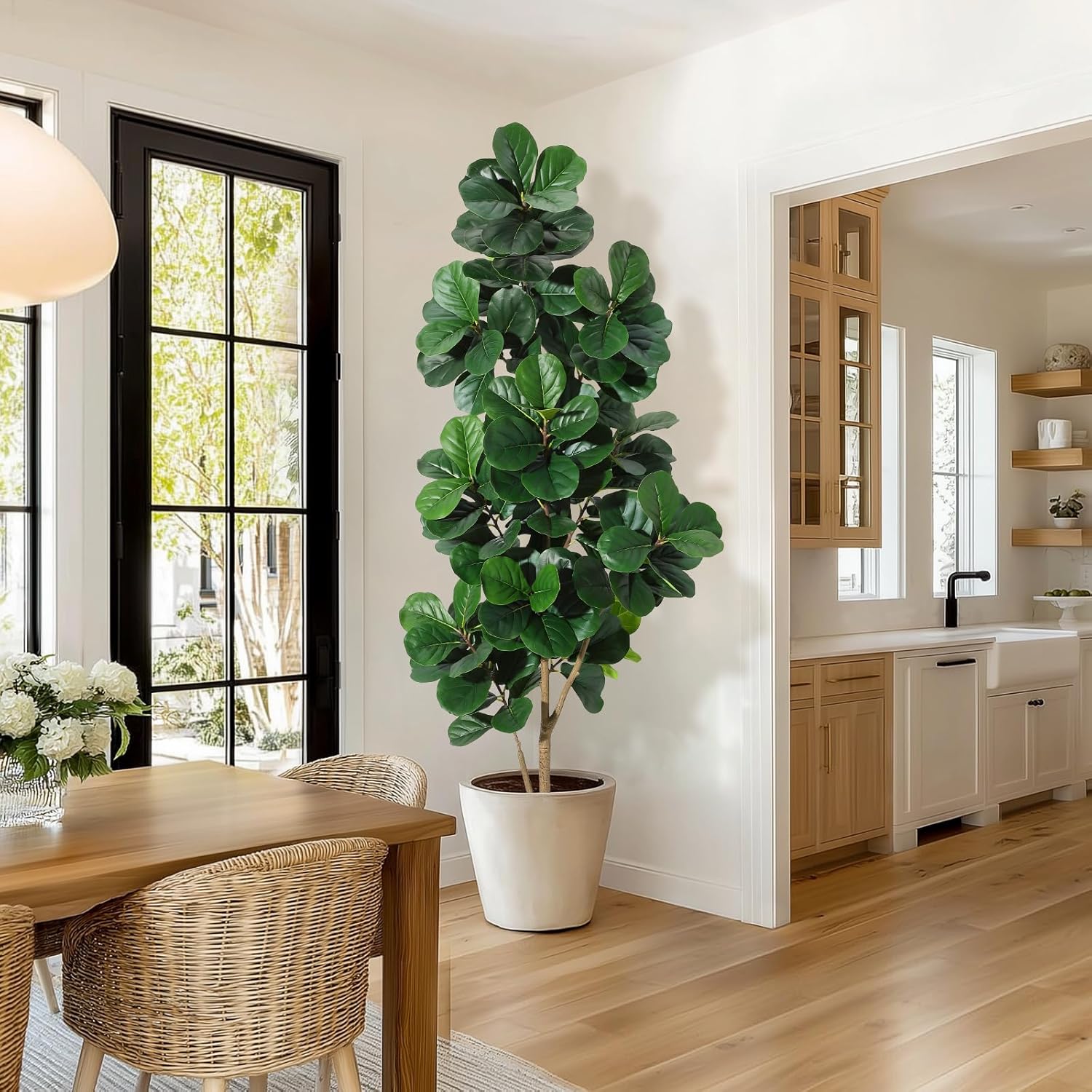 4FT/5FT/6FT/7FT Fiddle Leaf Fi - Ficus Lyrata Tree 리뷰 및 가격