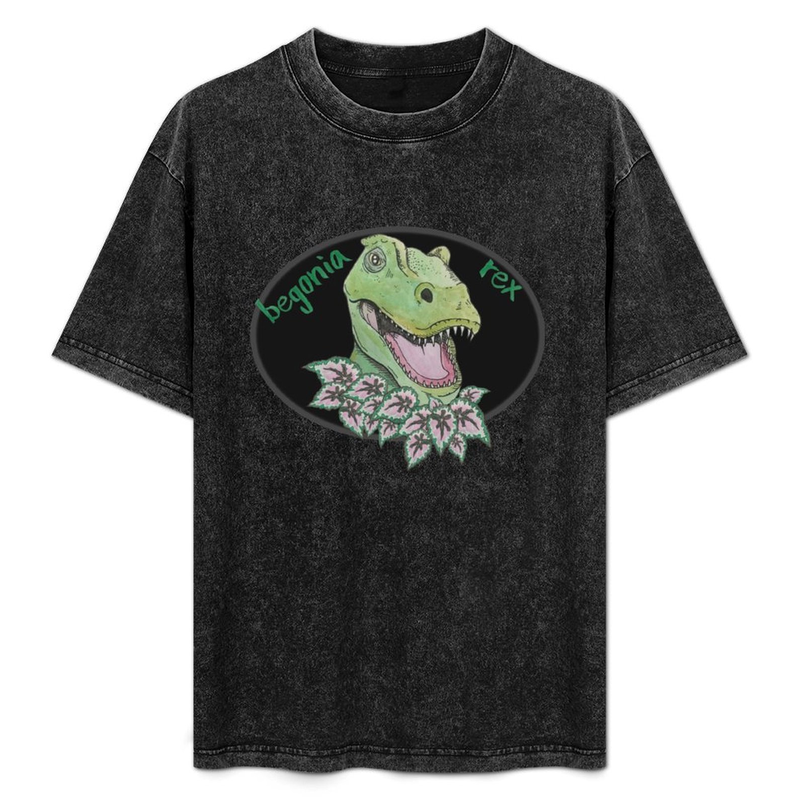 T rex begonia T-Shirt Big and  - Begonia Rex 리뷰 및 가격