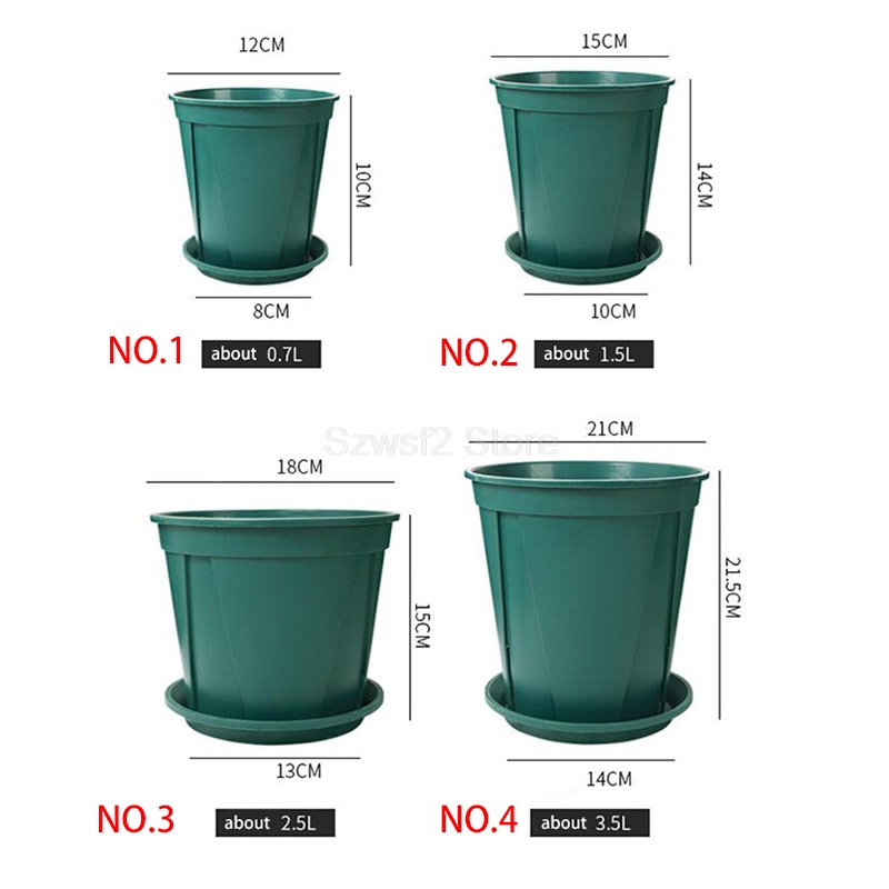 5/10pcs Green Plastic Plant Fl - Aloe Vera Pot 리뷰 및 가격